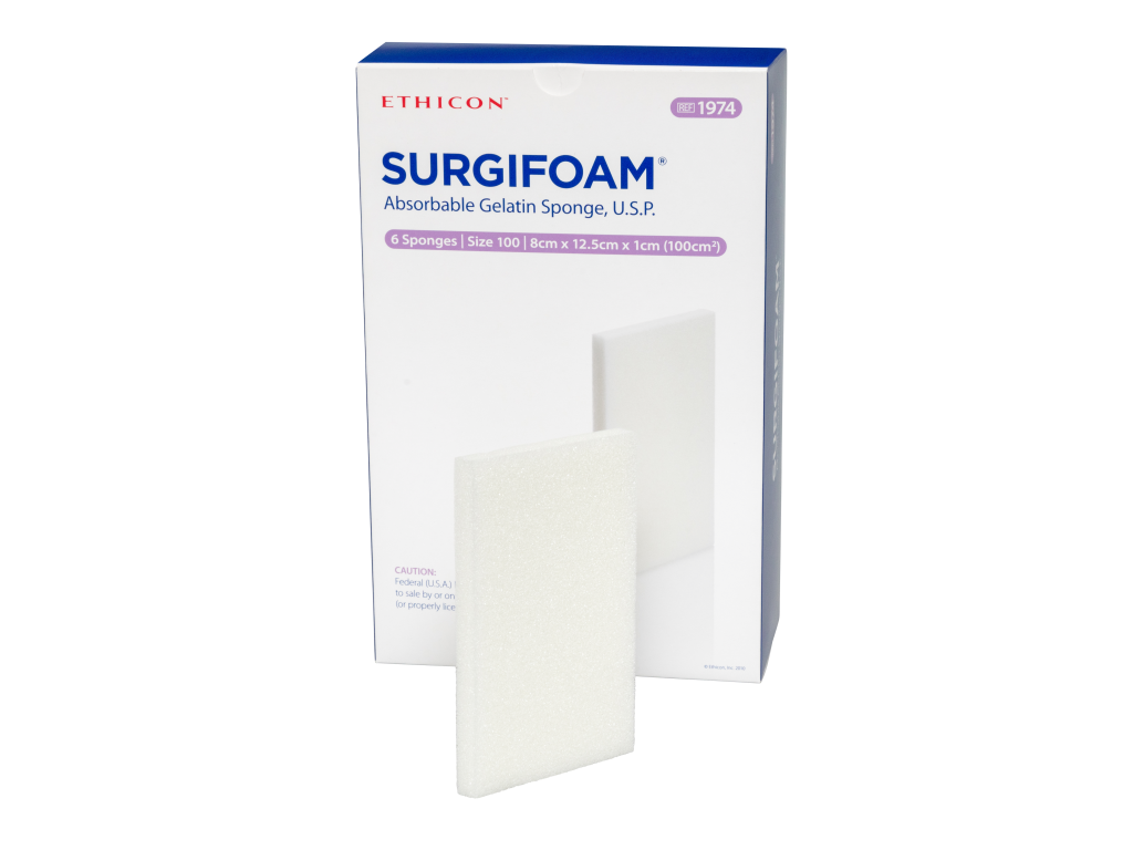 SURGIFOAM Absorbable Gelatin Sponge 1974 Ferrosan Medical Devices